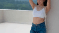 【画像】元NHKアナ、へそ出しSEXYグラビアに挑戦してしまうwwwwww中川安奈、大胆露出のオフショット動画が大反響！！！
